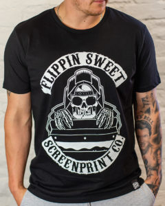 The Flippin Sweet Print Co Reaper Crew t-shirt