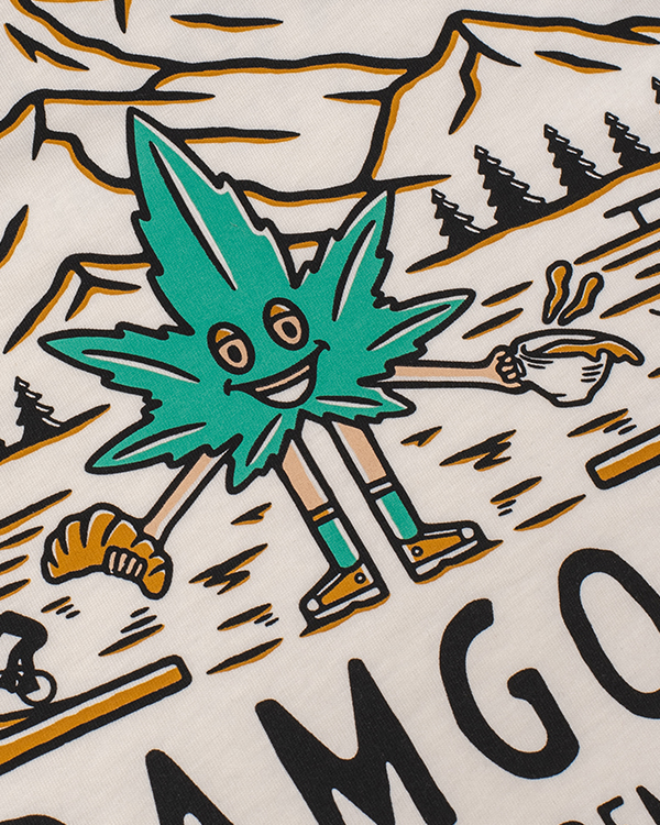 screen printed t shirts produced for independent food brands and restaurant merchandise