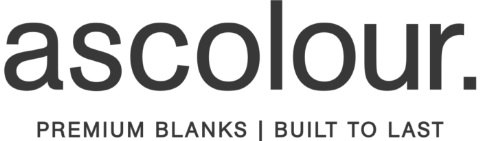 AS Colour logo featuring the Premium Blanks Built To Last brand tagline.